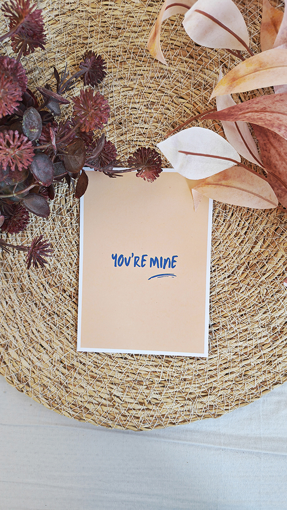 You're mine